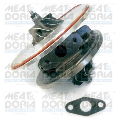 Core assembly, turbocharger